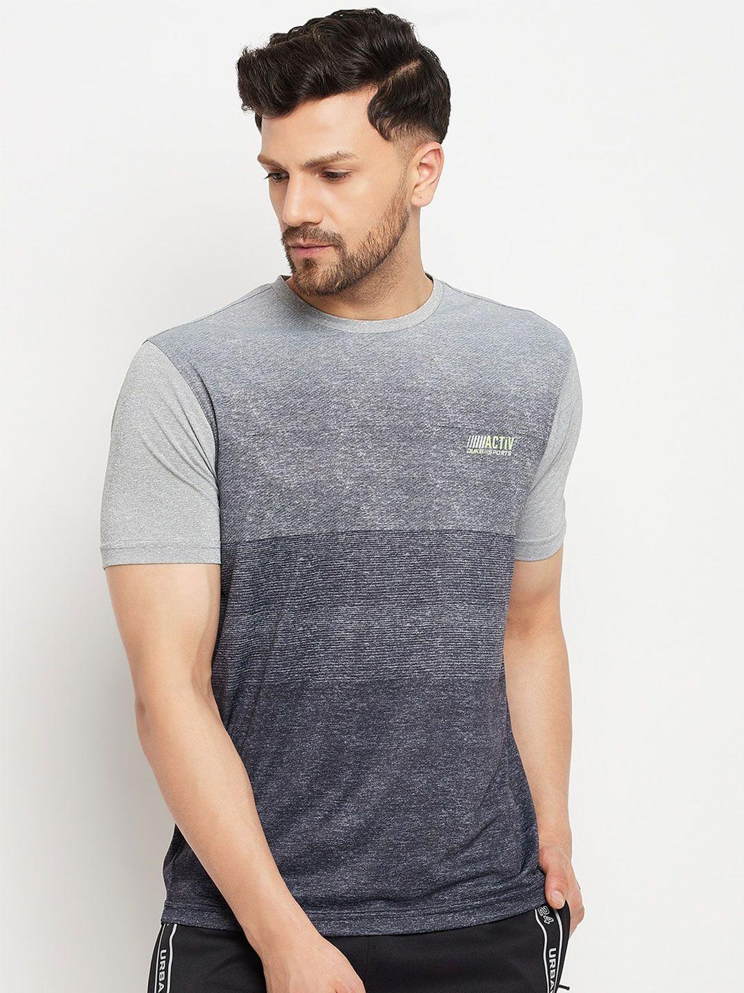 duke round neck striped t-shirt