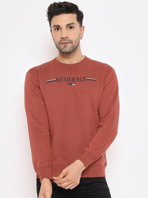 duke rust regular fit sweatshirt