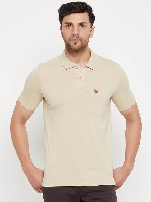 duke sand regular fit polo t-shirt