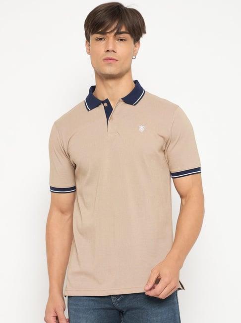 duke sand slim fit polo t-shirt