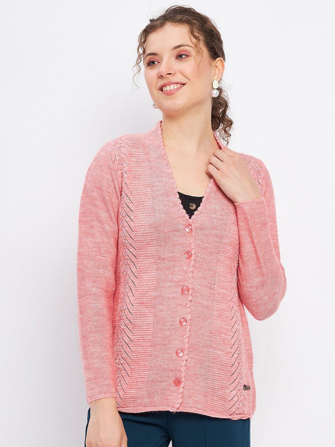 duke self design cable knit knitted acrylic cardigan