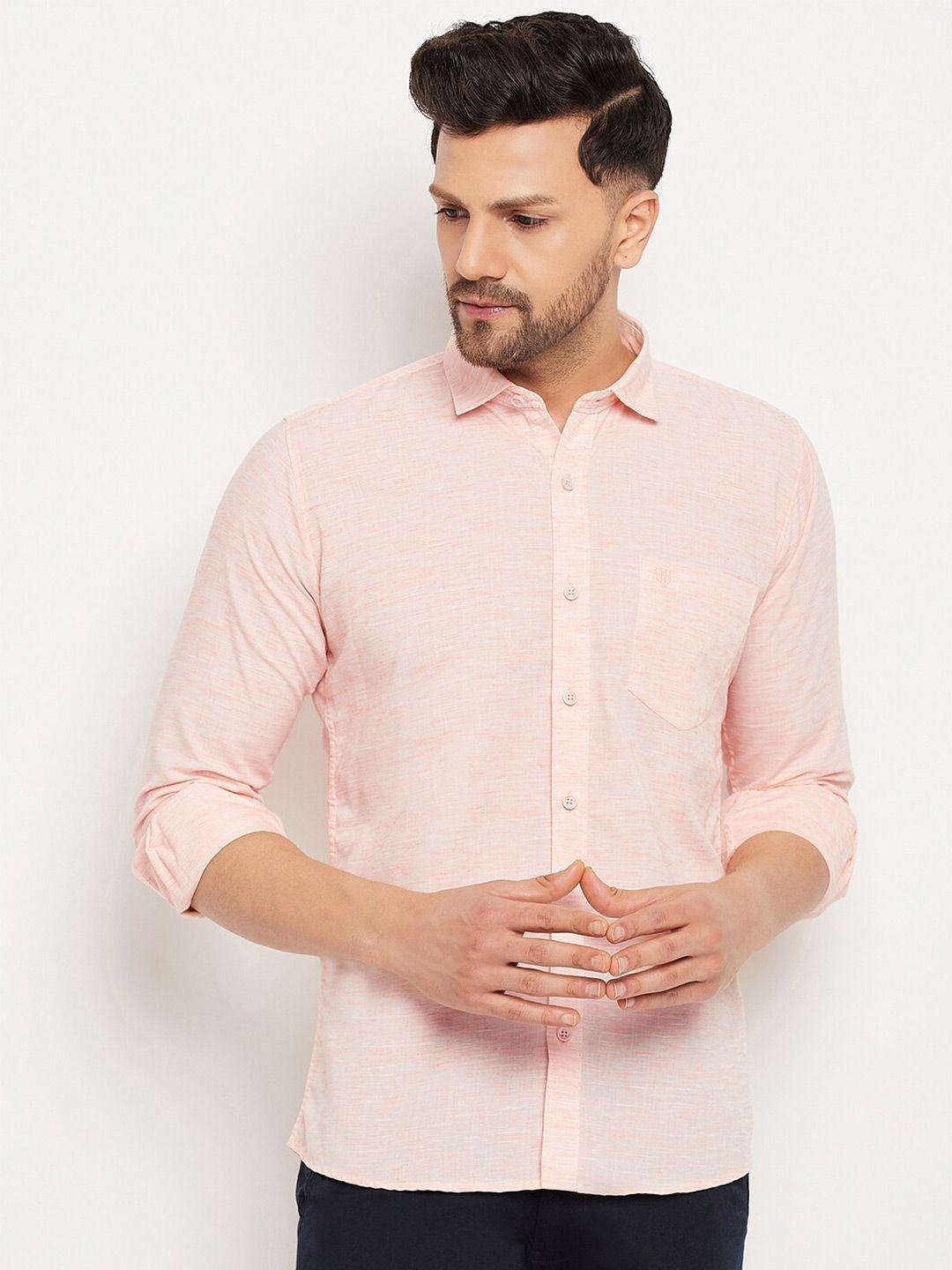 duke slim fit opaque cotton casual shirt