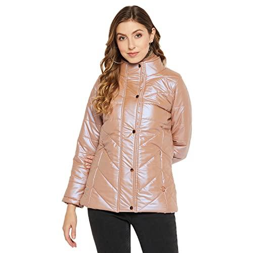 duke stardust women full sleeve jacket (sdz1926_mauve_xl)