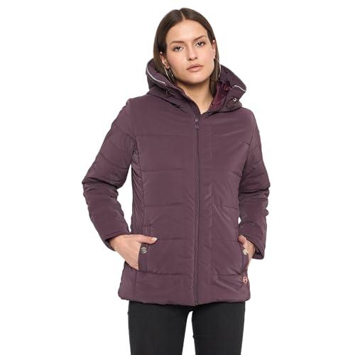 duke stardust women full sleeve jacket (sdz4004_burgandy_xxl)