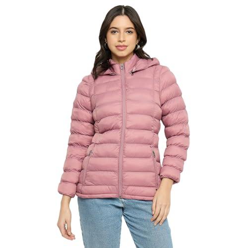 duke stardust women full sleeve jacket (sdz4029_mauve_l)