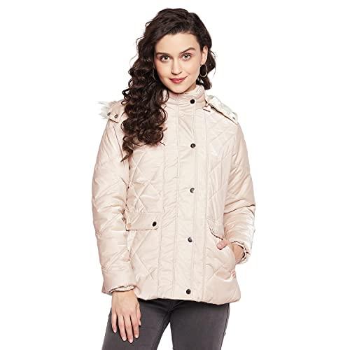 duke stardust women hooded jacket (sdz1922_beige_l)