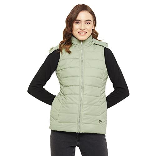 duke stardust women sleeveless jacket (sdz1947_mint_m)