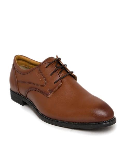 duke tan derby shoes