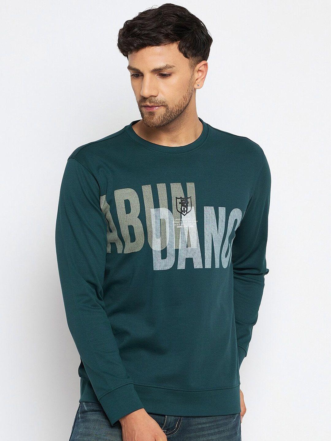 duke typography printed fleece sweatshirt