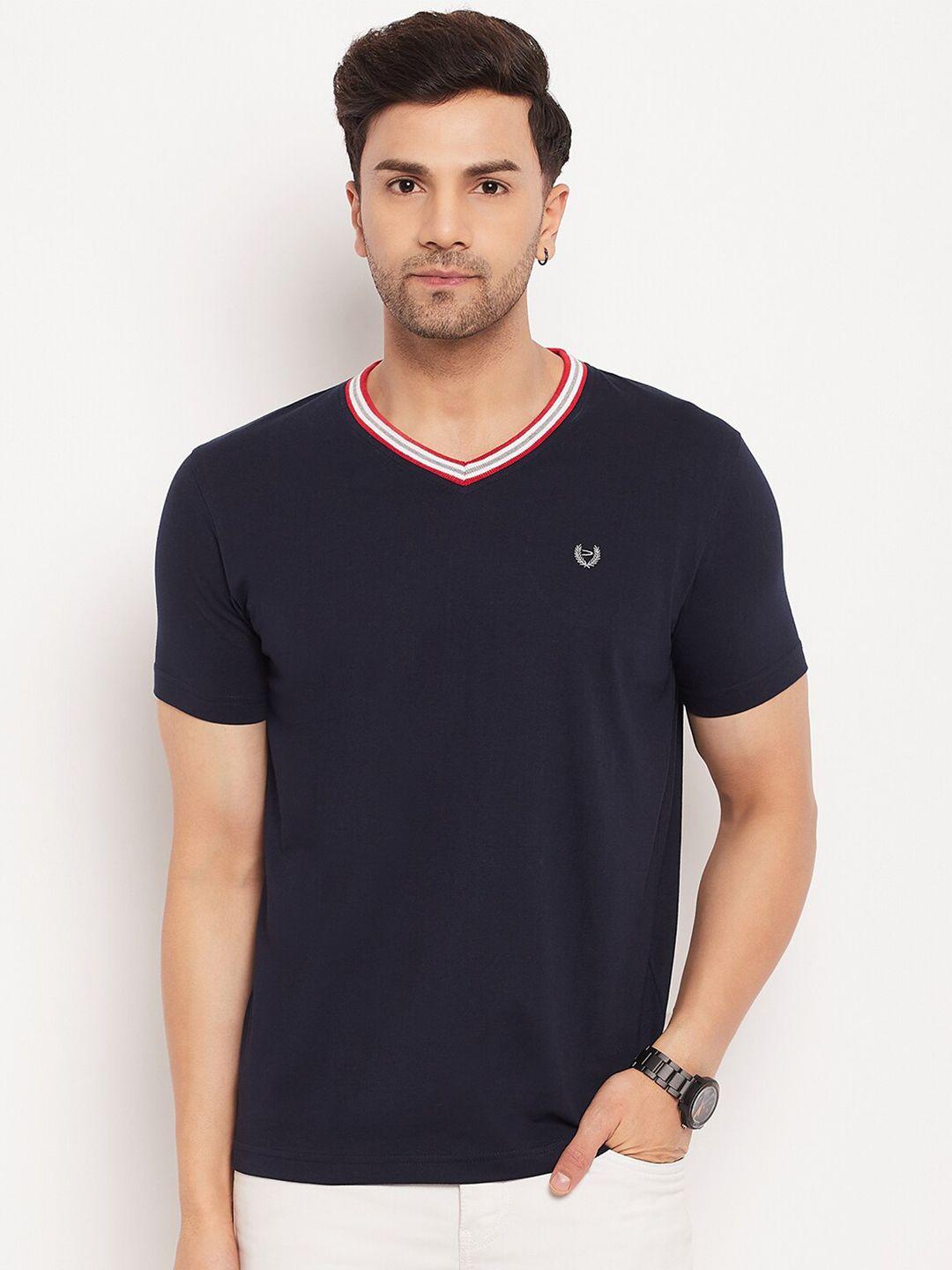 duke v-neck slim fit cotton t-shirt