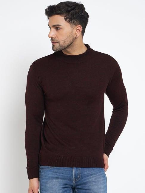 duke wine mix regular fit sweater