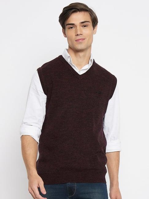 duke wine mix regular fit sweater