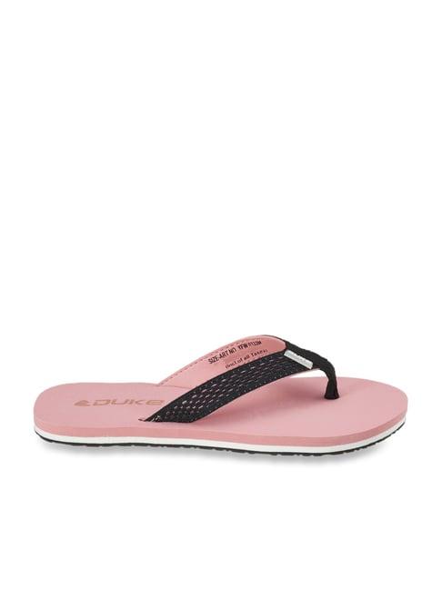 duke women's black flip flops