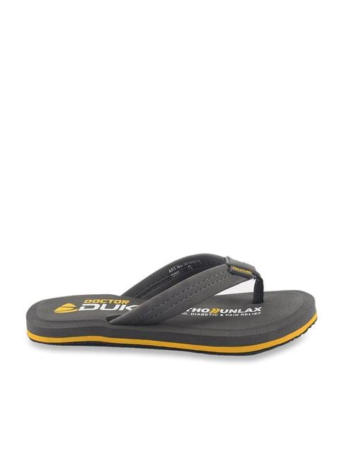 duke women's grey flip flops