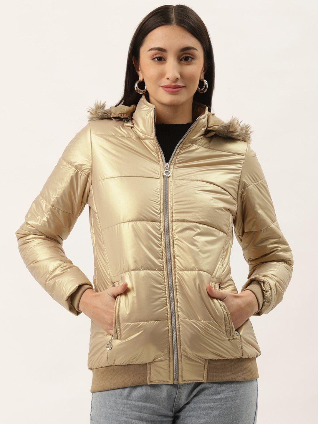 duke women golden parka jacket