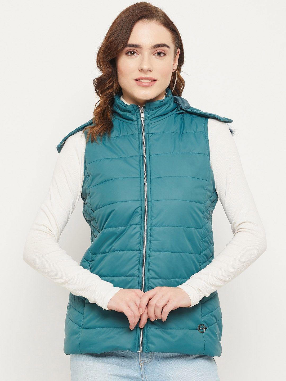 duke women hooded padded jacket