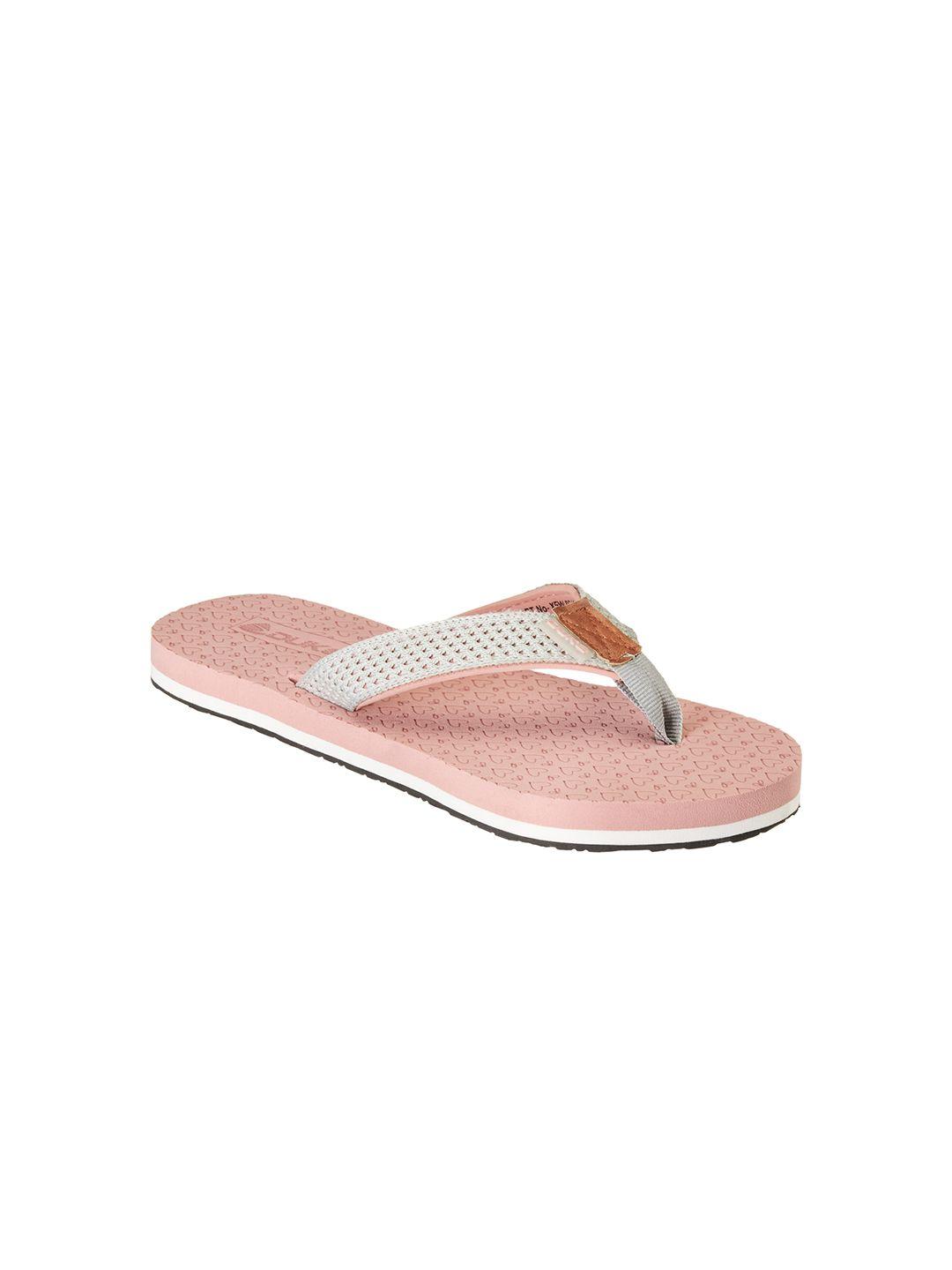 duke women pink & grey thong flip-flops