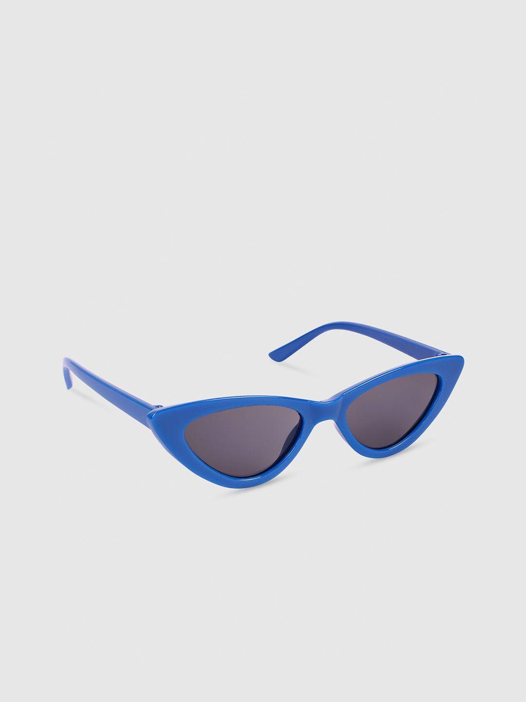 dukiekooky girls cateye sunglasses with uv protected lens- dksg348d-black
