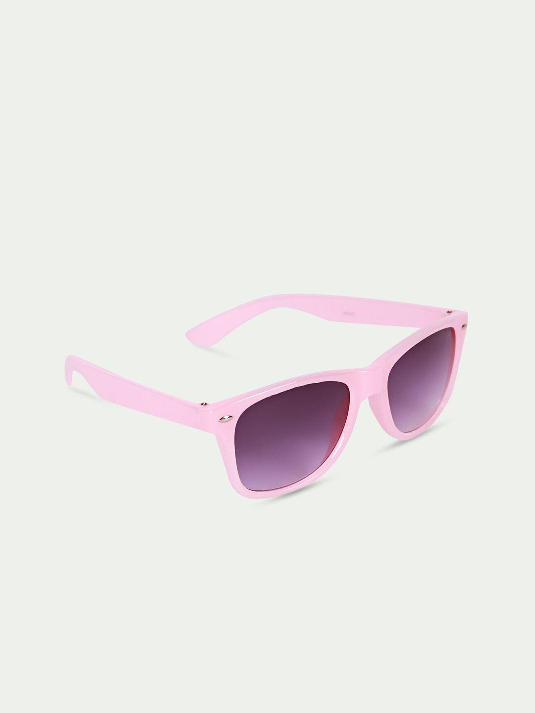 dukiekooky kids purple lens & pink wayfarer sunglass with uv protected lens-dksg345a