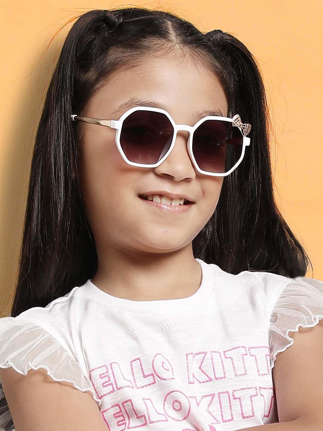 dukiekooky kids square sunglasses with uv protected lensdksg399e