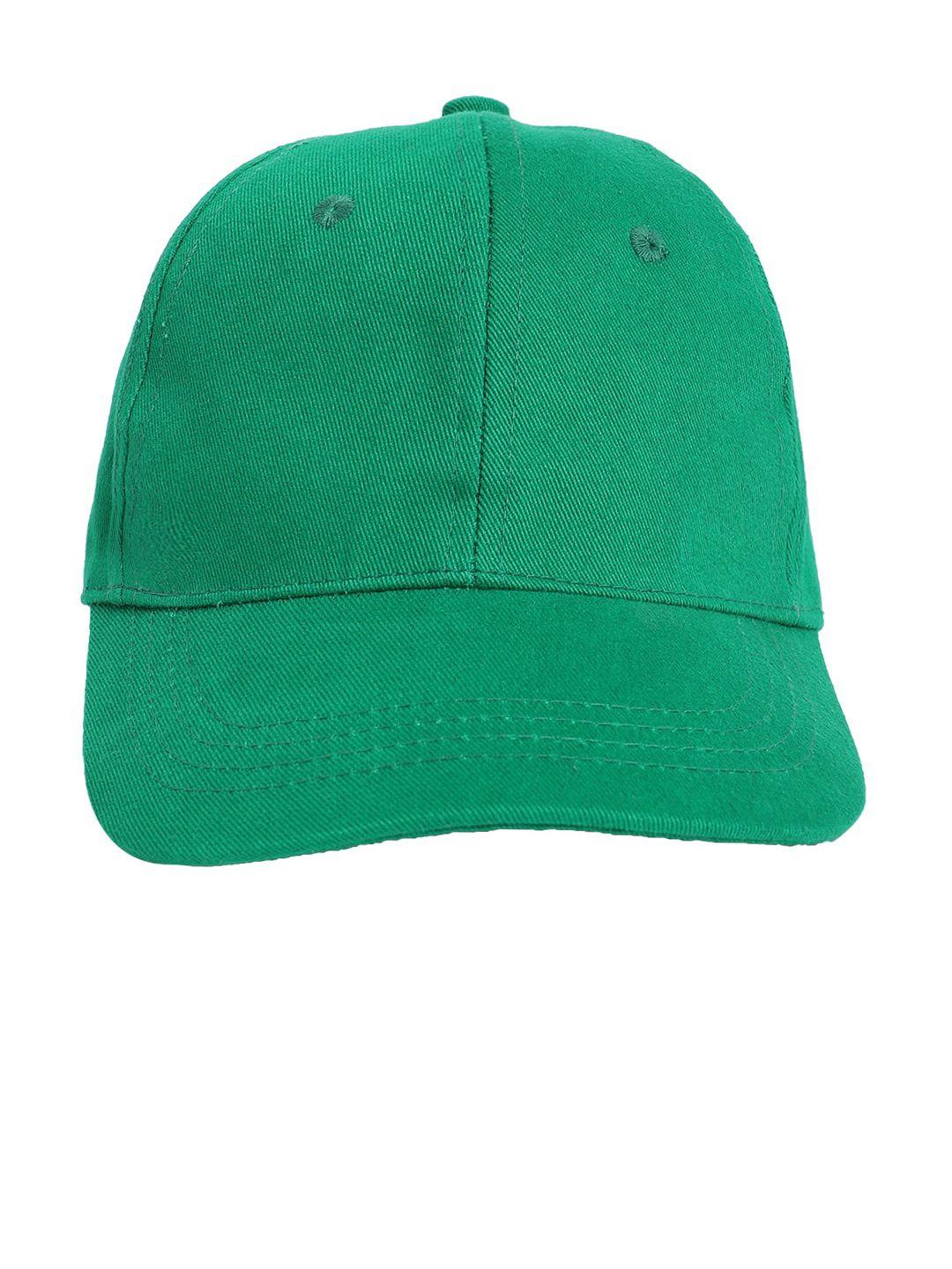 dukiekooky unisex kids green solid baseball cap