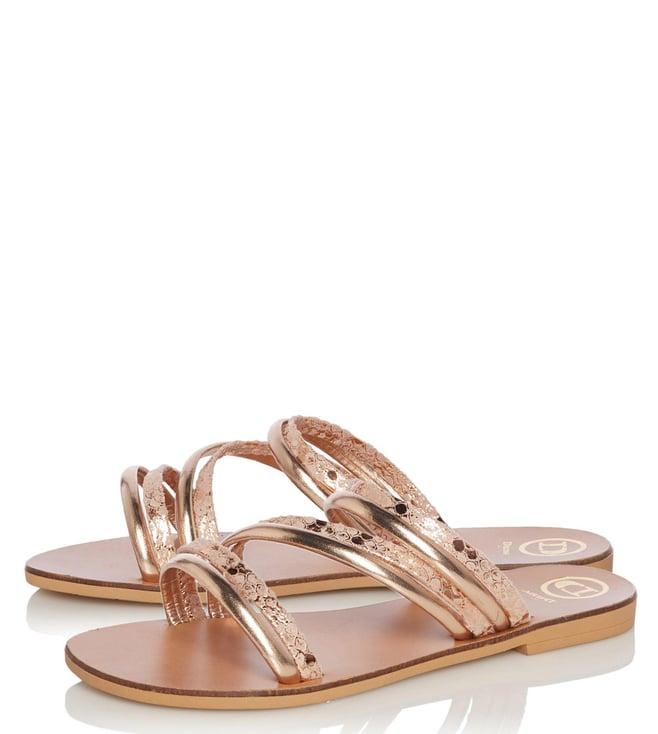 dune london women's liberate di rose gold sandals