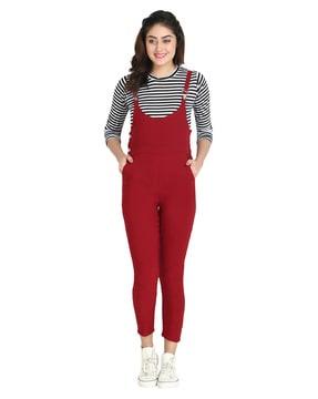 dungaree with insert pockets