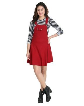 dungaree with patch pockets