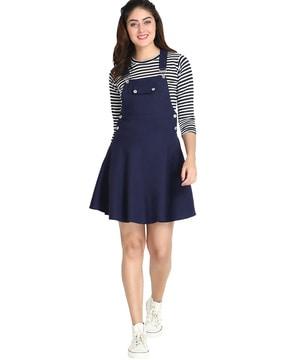 dungaree with patch pockets