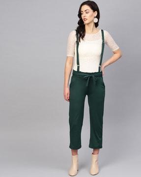 dungaree with tie-up