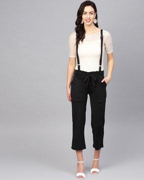 dungaree with tie-up