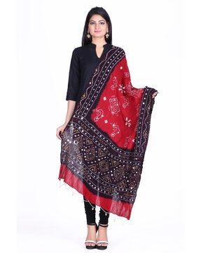dupatta with embellished accent