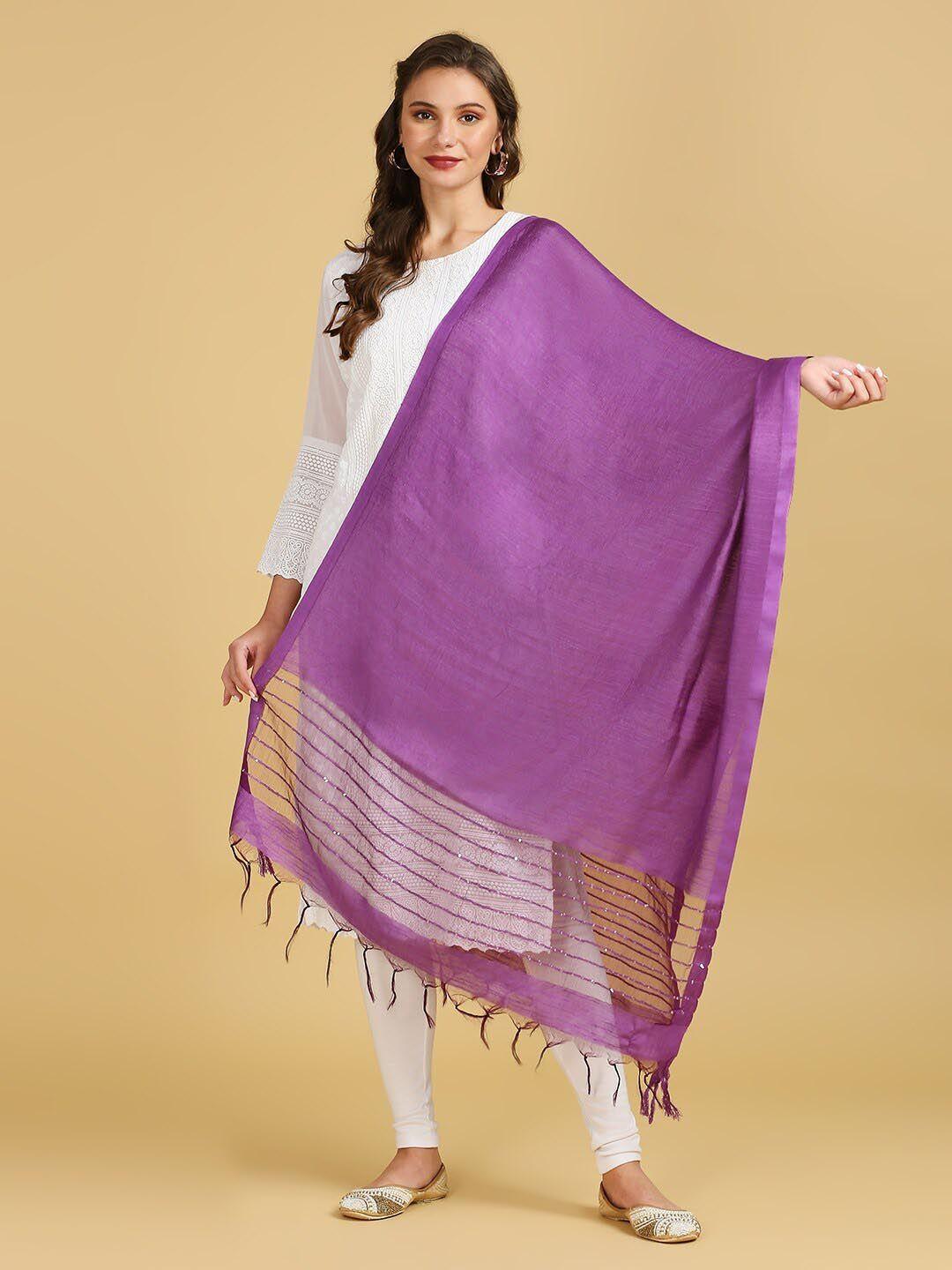dupatta bazaar abstract woven design cotton silk dupatta with sequinned