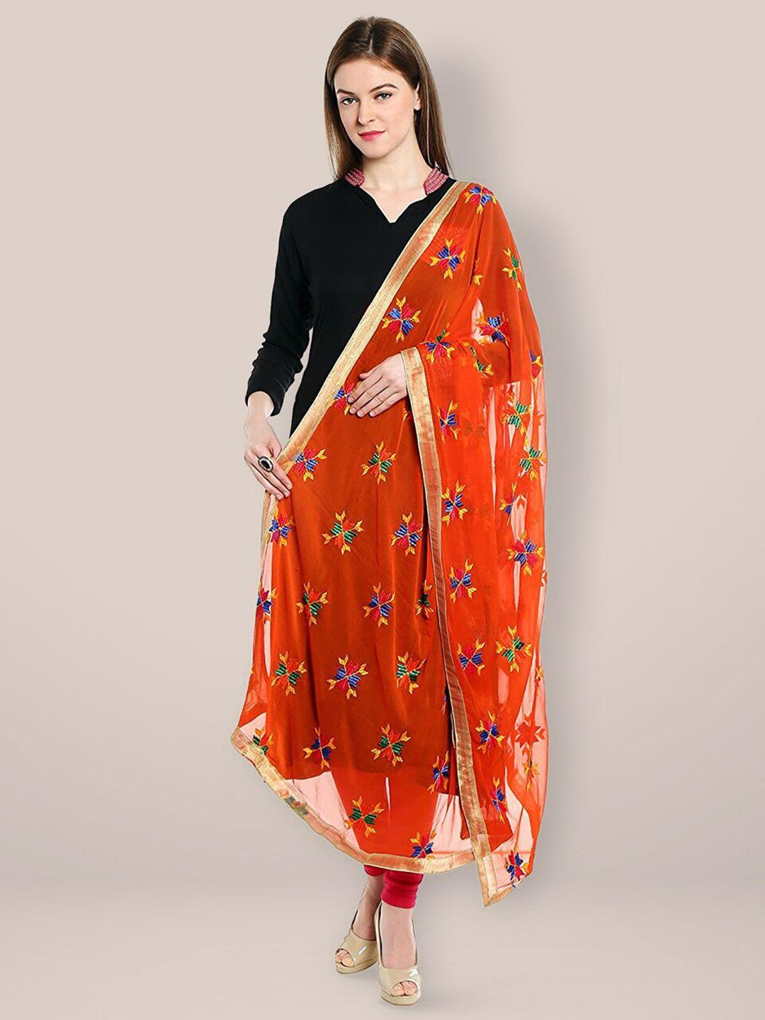 dupatta bazaar embroidered dupatta with phulkari