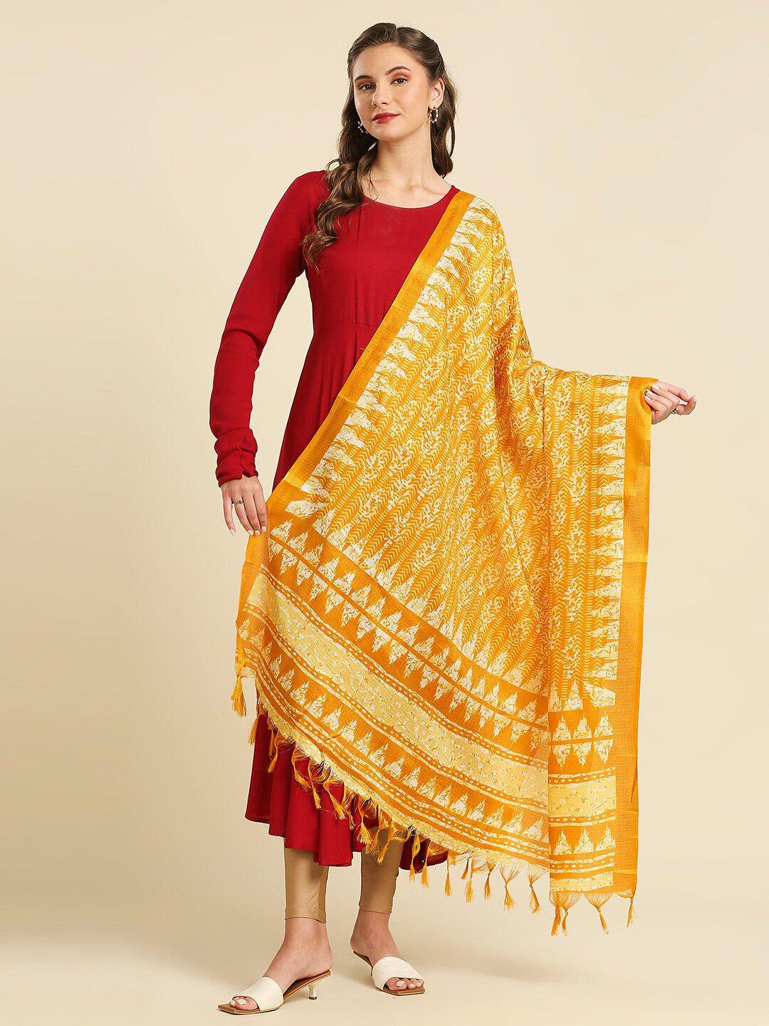 dupatta bazaar ethnic motifs printed art silk dupatta