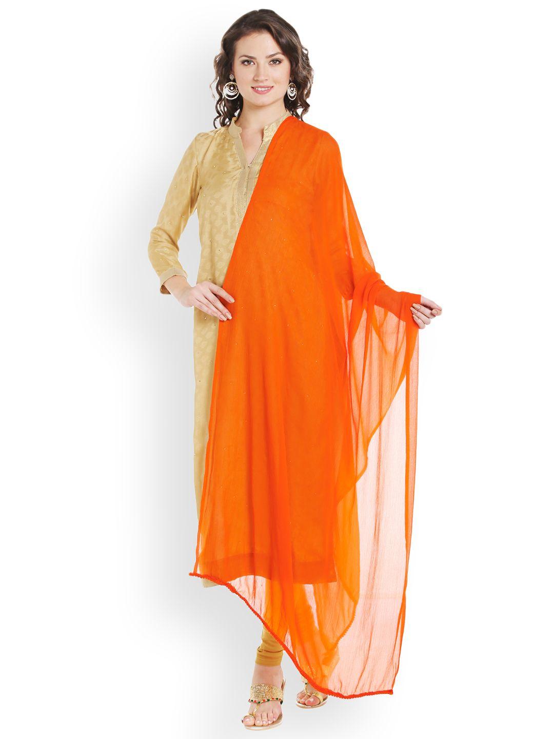 dupatta bazaar orange chiffon dupatta