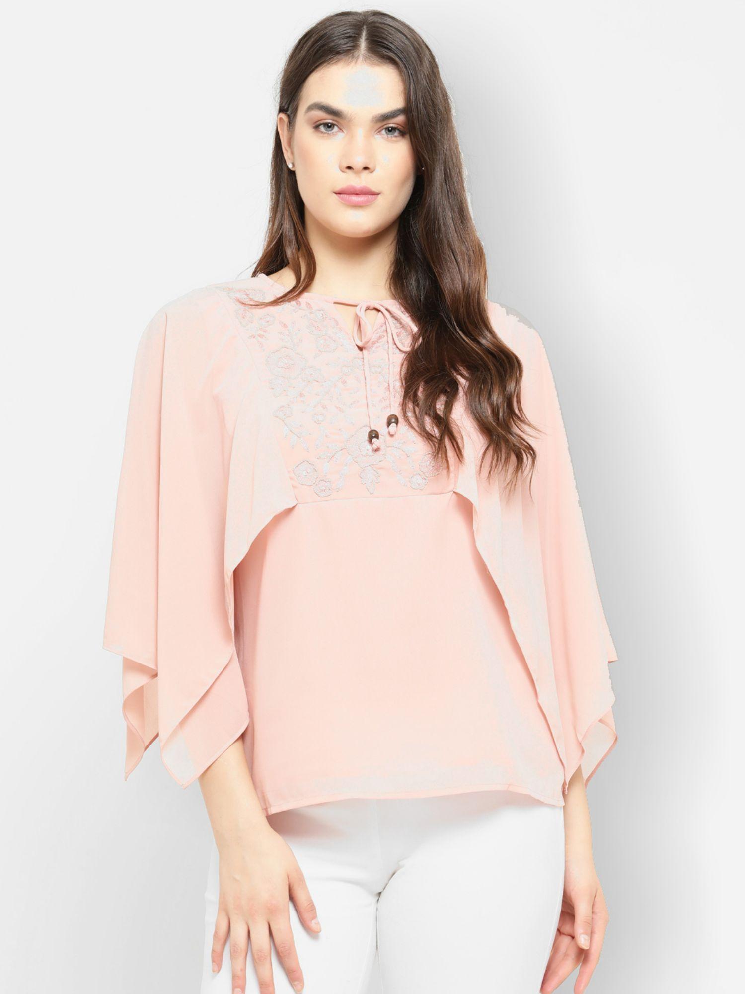 dusky pink fashion tunic