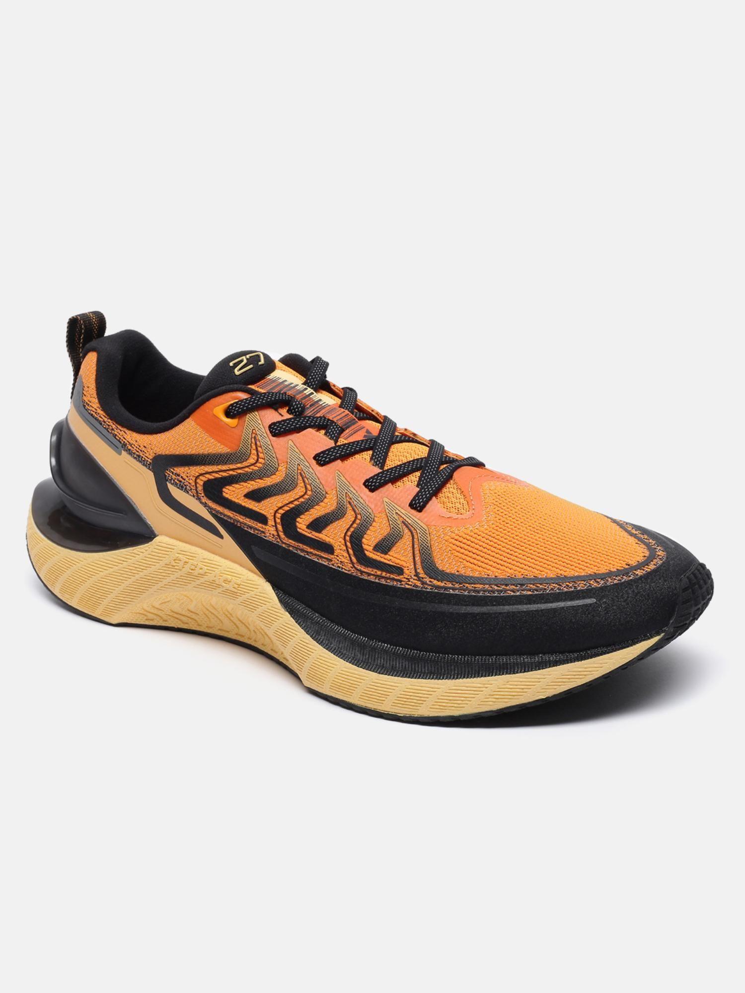 dusty orange & black running shoes