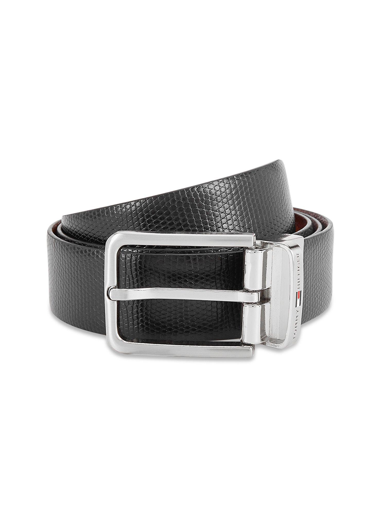 dutch mens leather reversible belt