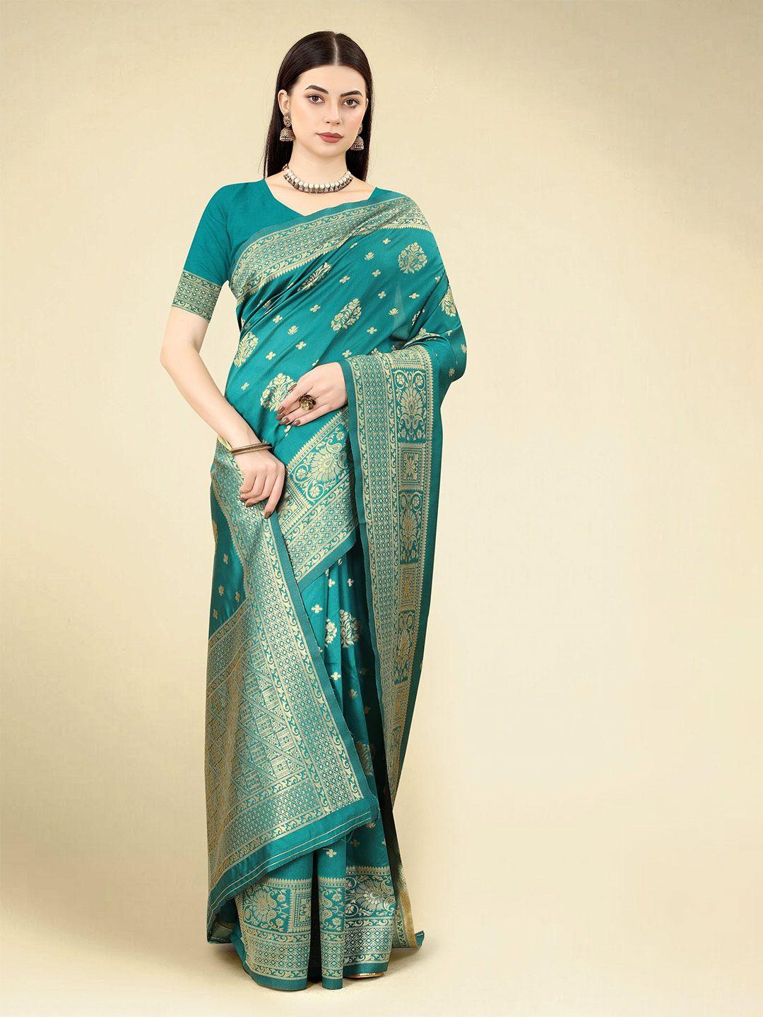 dwiza enterprise ethnic motifs woven design zari art silk banarasi saree