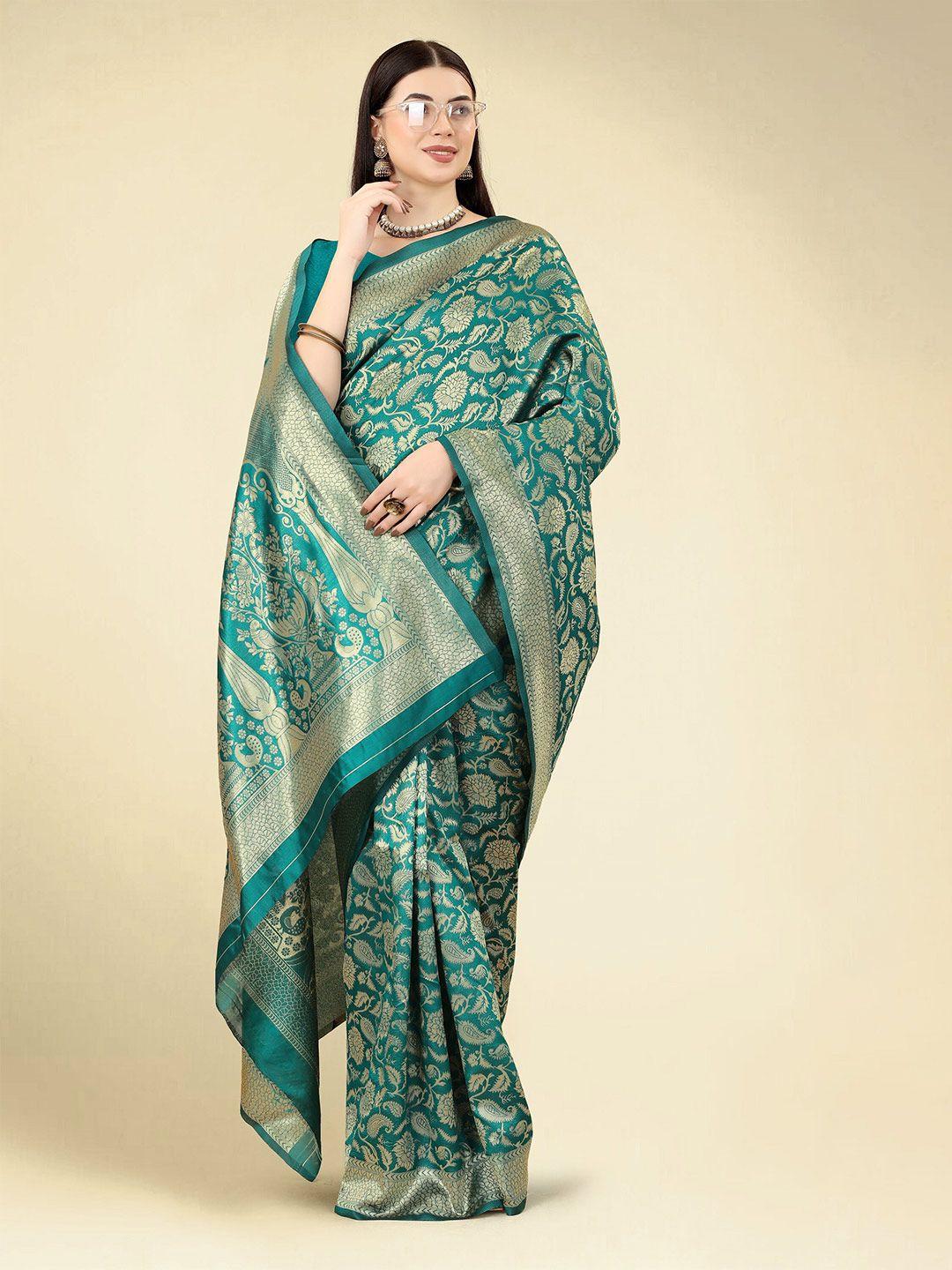 dwiza enterprise paisley woven design zari art silk banarasi saree