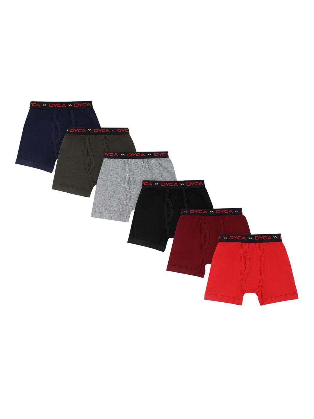 dyca boys pack of 6 assorted cotton trunk dia506-pk006_p6
