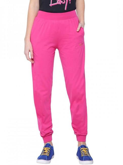 dyca fuchsia cotton joggers