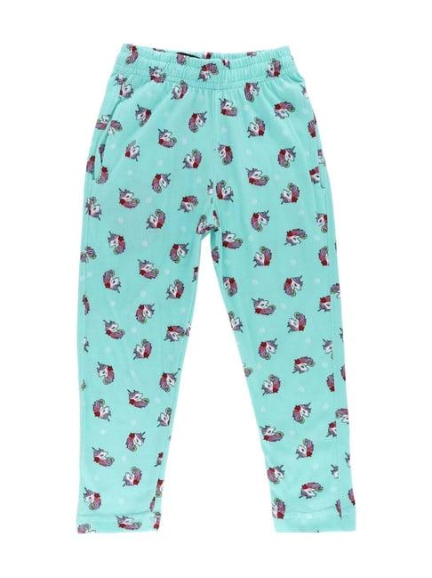 dyca kids green cotton printed pants