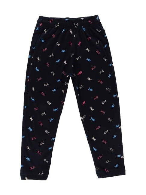 dyca kids navy cotton printed pants