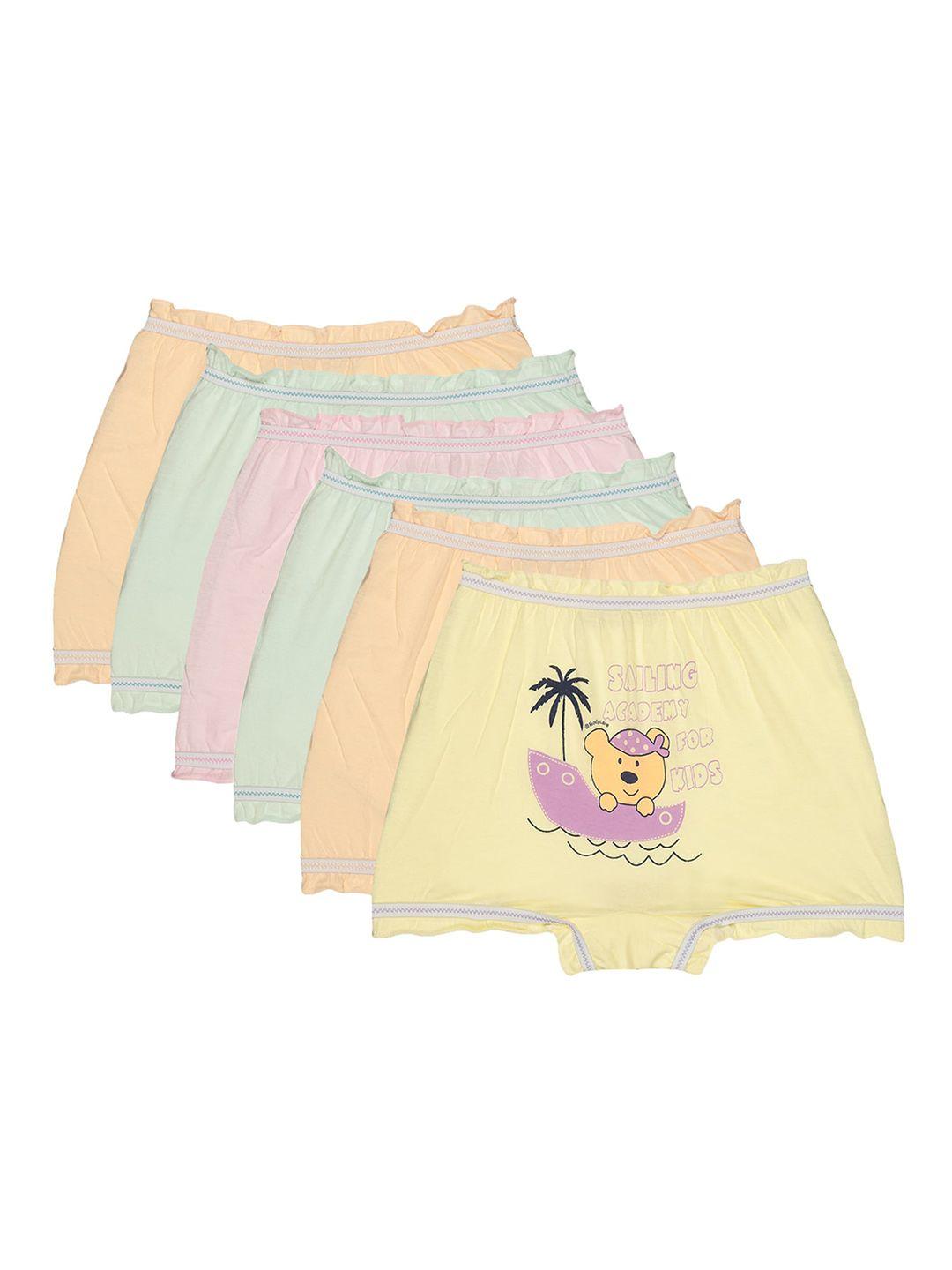 dyca kids pack of 6 assorted printed cotton boxer style briefs dia705-pk008_p6