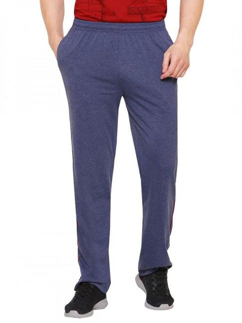 dyca navy melange regular fit trackpants