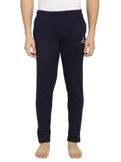 dyca navy regular fit trackpants