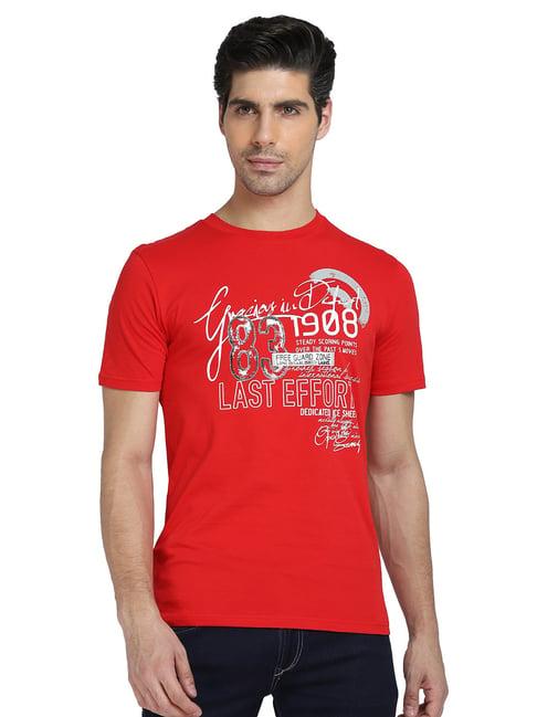 dyca red crew t-shirt