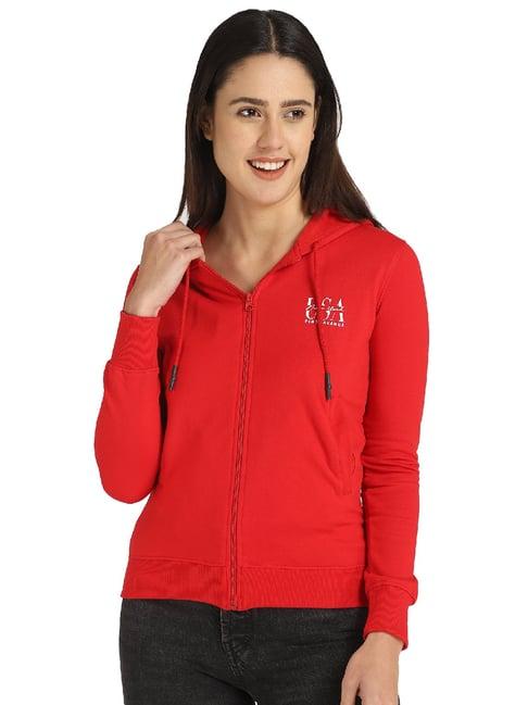 dyca red hoodie